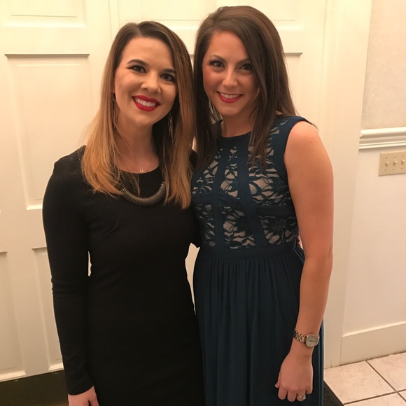 Long sleeve cutout bodycon cocktail dress - Picture 3 of 5